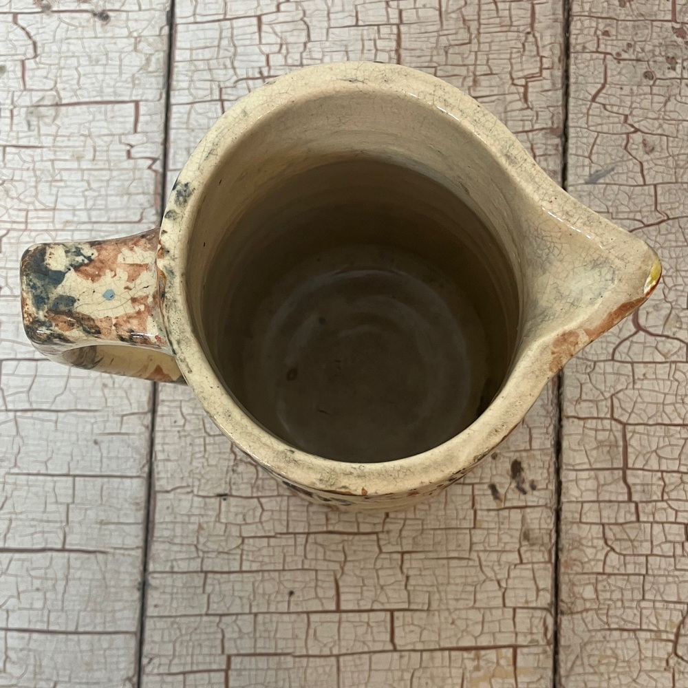 Spongware stoneware pitcher - Picture 6 of 9